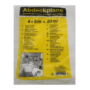 ניילון לכיסוי רהיטים ורצפות - נפתח ל- 20 מ"ר